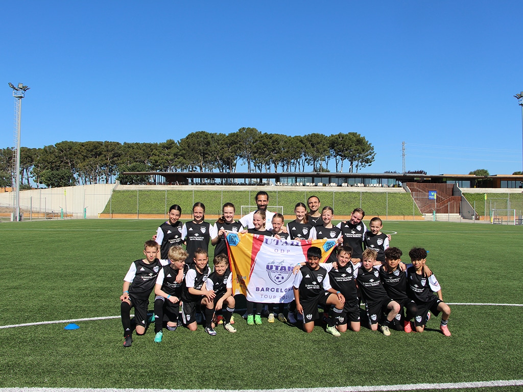 Game Against FC Barcelona's Junior Academy