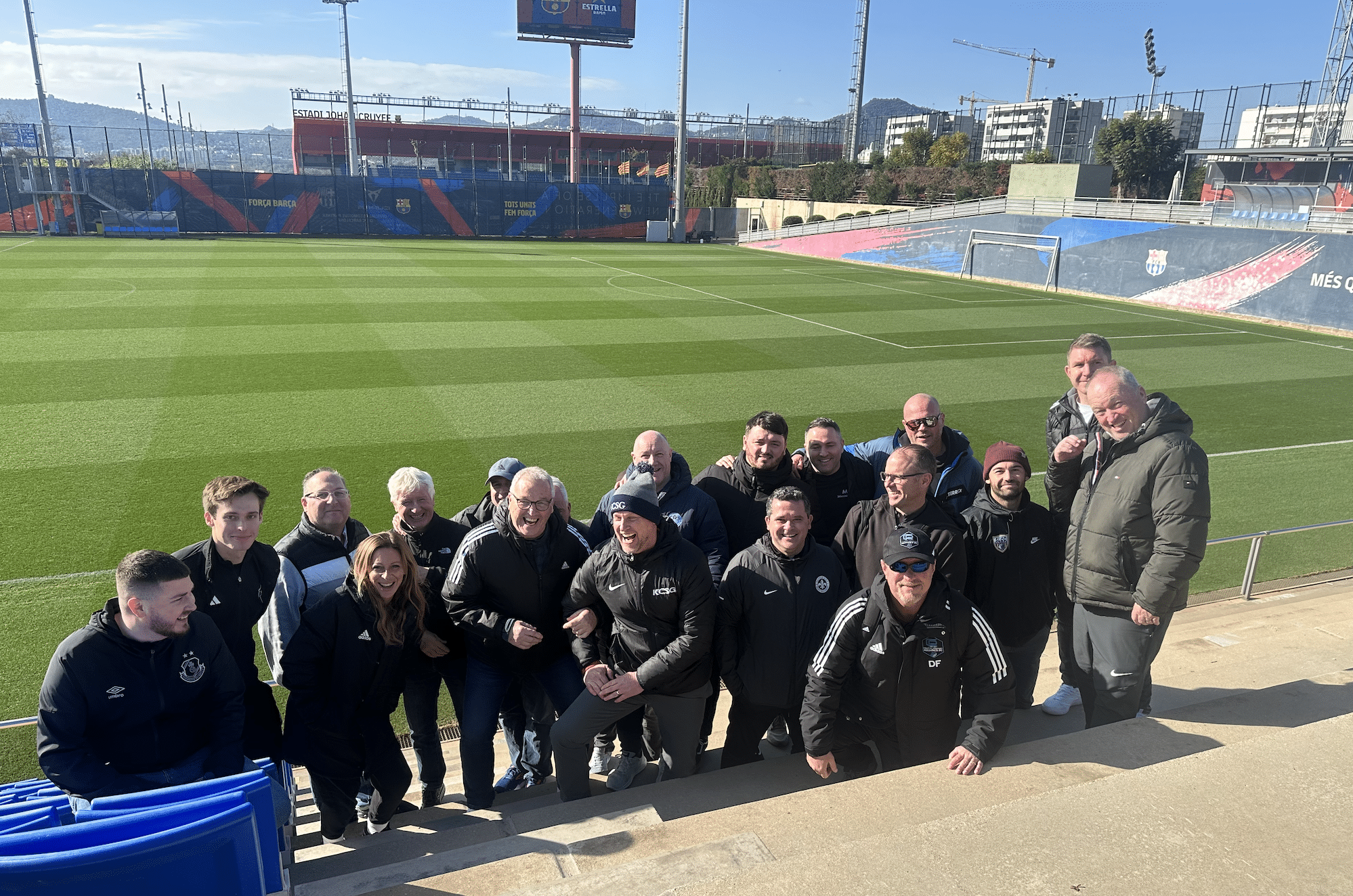RCD Espanyol academy coaching session