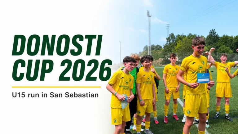 Donegal Underage League U15 team at Donosti Cup 2026, San Sebastian